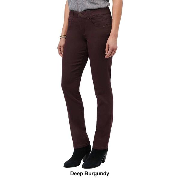 Womens Democracy "Ab"solution&#174; Mid Rise Straight Color Jeans