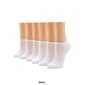 Womens HUE&#174; 6pk. Cotton Mesh Sport No Show Socks - image 2