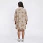 Plus Size Mlle Gabrielle Long Sleeve Coastal Stripe Shift Dress - image 2