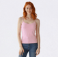Juniors Cotton Candy Butter Soft Padded Shelf Bra Camisole - image 3