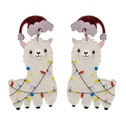 Acrylic Llama Drop Earrings