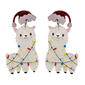 Acrylic Llama Drop Earrings - image 1