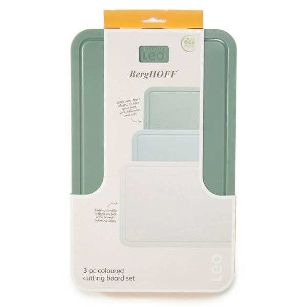 BergHOFF Legacy 3pc. Spirit/Sage/Slate PP Cutting Board Set