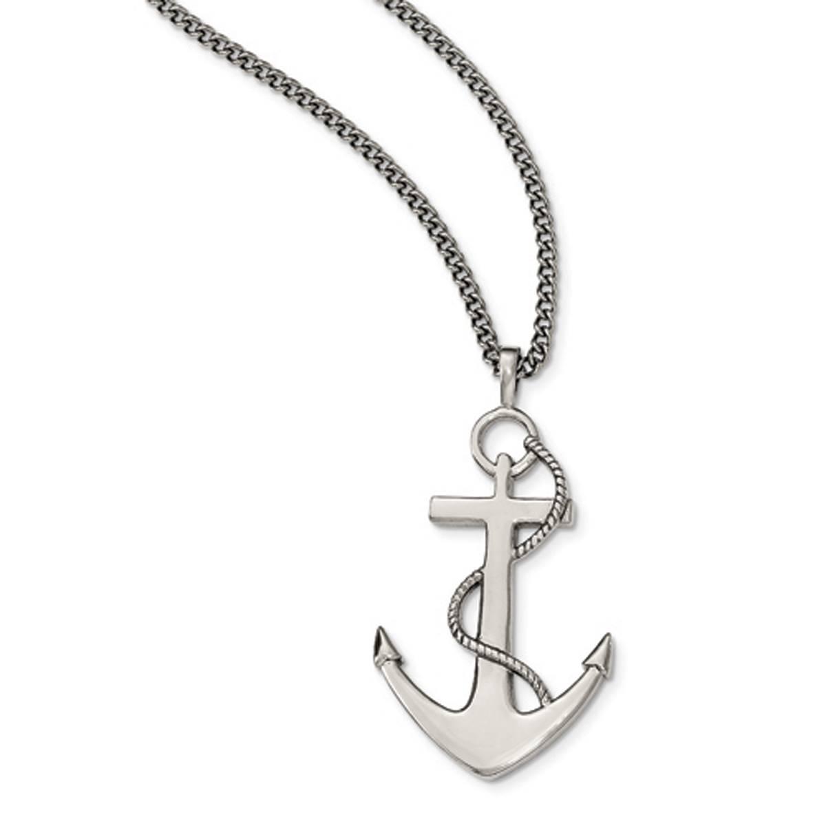 Mens Gentlemen’s Classics™ Steel Anchor Mariner Cross...