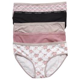 Womens Laura Ashley® 5pk. Seamless Full Brief Panties LS92215PKCQ - Boscov's