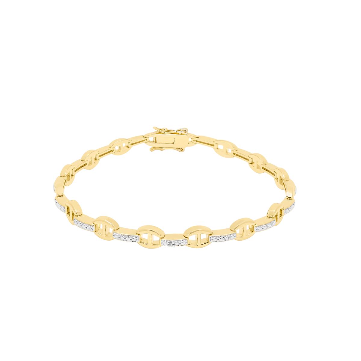 Accents by Gianni Argento Diamond Accent Laydown Link...
