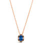 Le Vian(R) Rose Gold Blue Sapphire Diamond Pendant - image 1