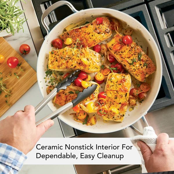KitchenAid Hard Anodized Ceramic Nonstick 5qt. Saut&#233; Pan with Lid