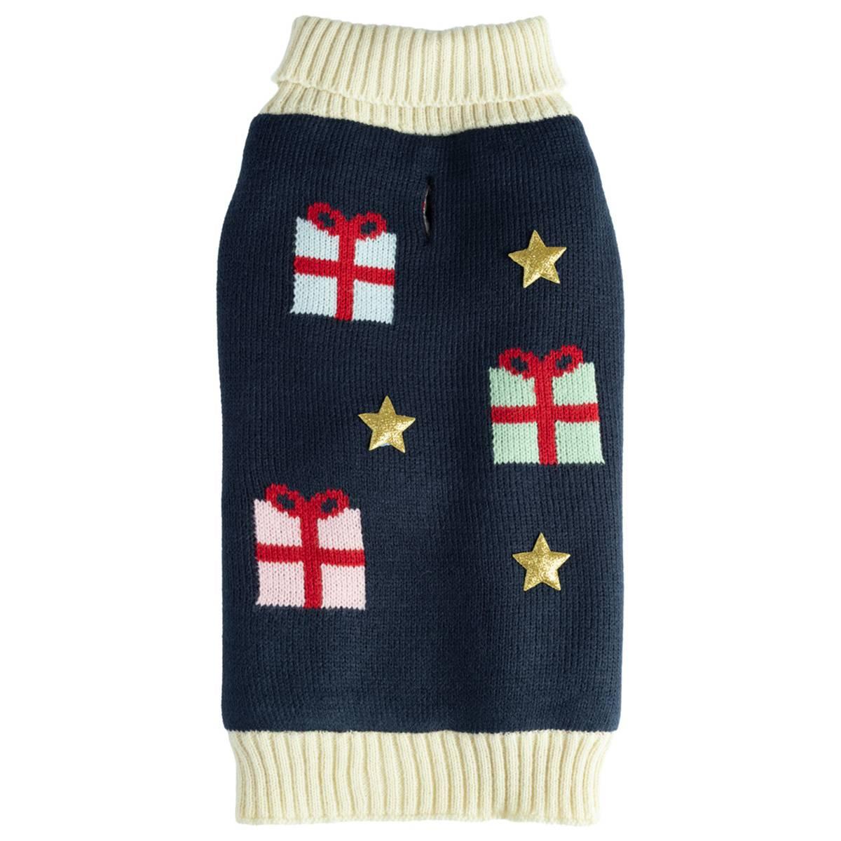 Holiday Pet Sweater - Navy