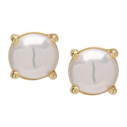 14kt. Gold over Sterling Silver Pearl Stud Earrings