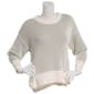 Juniors No Comment Matte Chenille Plaited Rib Pullover Sweater - image 1
