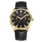 Mens Caribbean Joe Gold-Tone Black Dial Watch - CJ7159GD - image 1