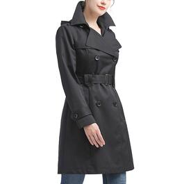 Womens BGSD Waterproof Adjustable Hooded Trench Coat