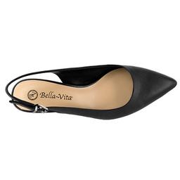 Womens Bella Vita Scarlett Leather Slingback Pumps