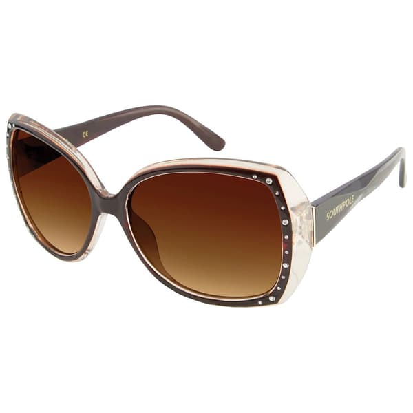 Womens SOUTHPOLE Side Embellished Sunglasses - image 