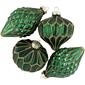 Northlight Seasonal 4ct. Glitter Finial Christmas Ornaments - image 1