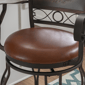 Linon Home Decor Beatrix Big & Tall Armed Counter Stool - image 7