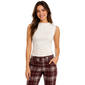 Juniors A. Byer Funnel Neck Side Ruch Tank Top - image 1