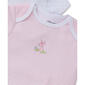 Baby Girl &#40;NB-9M&#41; Little Me 3pk. Bunnies Short Sleeve Bodysuits - image 2