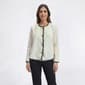 Womens Adrianna Papell Long Sleeve Button Front Tweed Cardigan - image 1