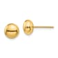 Gold Classics&#40;tm&#41; 14k Polished 8mm Button Post Earrings - image 1