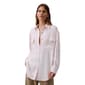 Womens Calvin Klein Roll Tab Sleeve Utility Button Down - image 1