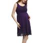 Womens Glow &amp; Grow® Lace Accent Maternity Empire Waist Dress - image 3