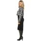 Womens Nina Leonard Long Sleeve Leopard Cowl Sweater Dress - image 4