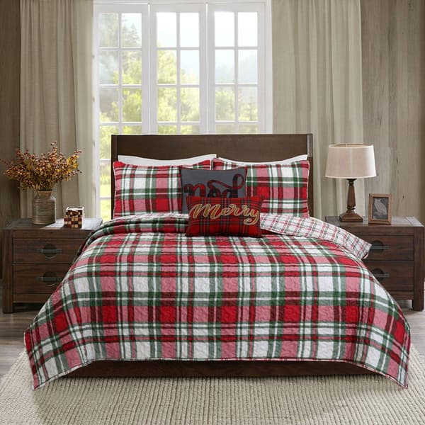 Harper Lane Carol Plaid Quilt Set - image 
