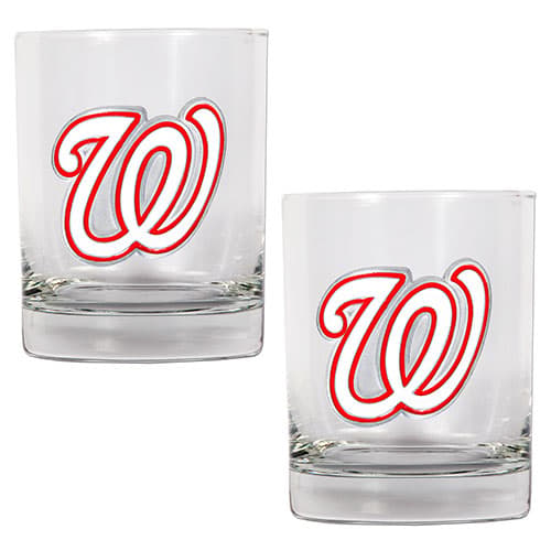 MLB Washington Nationals 2pc. Rocks Glass Set - image 