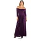 Plus Size 24/7 Comfort Apparel Off The Shoulder Pleated Maxi Dres - image 5