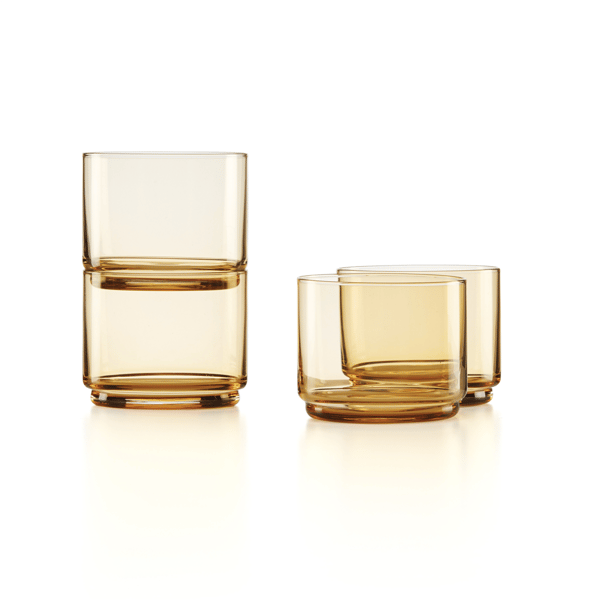 Lenox® Tuscany Classics Stackable Amber Short Glasses - Set of 4 - image 