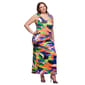 Plus Size 24/7 Comfort Apparel Multicolor Tank Casual Maxi Dress - image 4