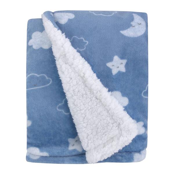 Carter’s® Blue Elephant Super Soft Sherpa Baby Blanket