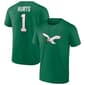 Mens Fanatics Eagles Hurts (1) Classic Throwback Short Sleeve Tee - image 1