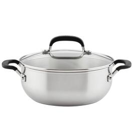KitchenAid&#40;R&#41; Stainless Steel Covered Casserole - 4qt.