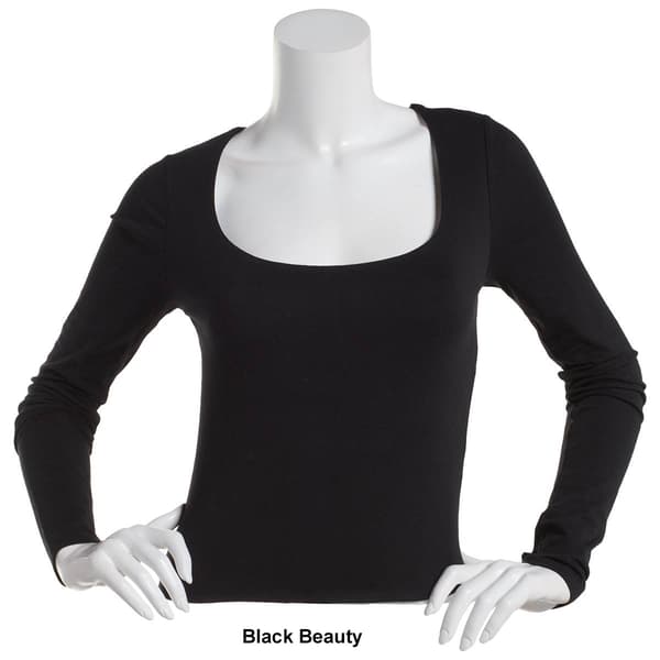 Juniors Derek Heart Portrait Long Sleeve Tee