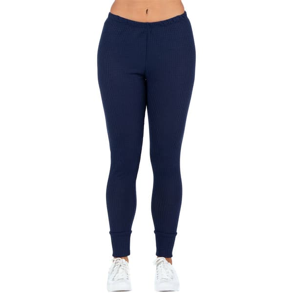 Womens 24/7 Comfort Apparel Waffle Ankle Cuff Sweatpants - image 