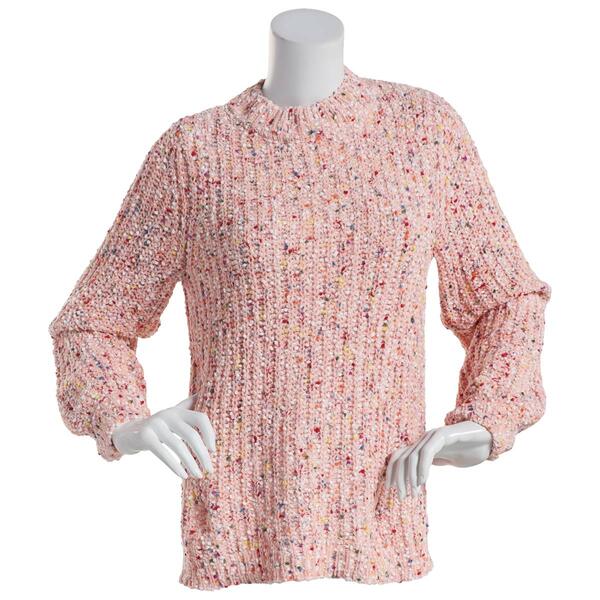 Womens John Paul Richard Long Push Sleeve Confetti Sweater - image 