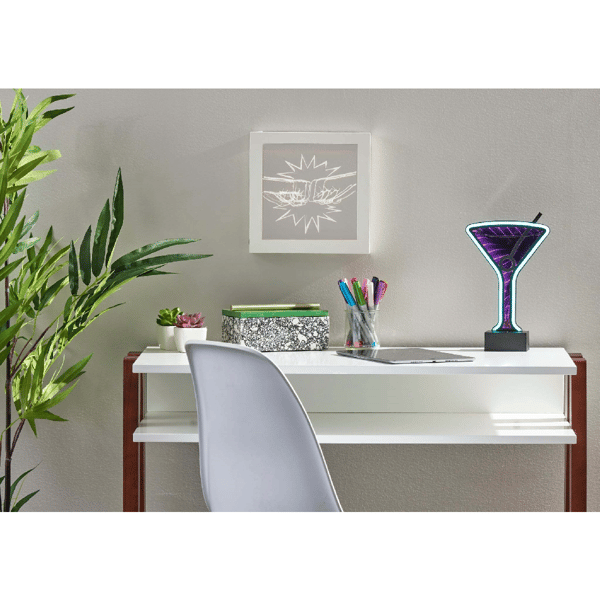 Simplee Adesso Infinity Neon Martini Glass Table/Wall Lamp