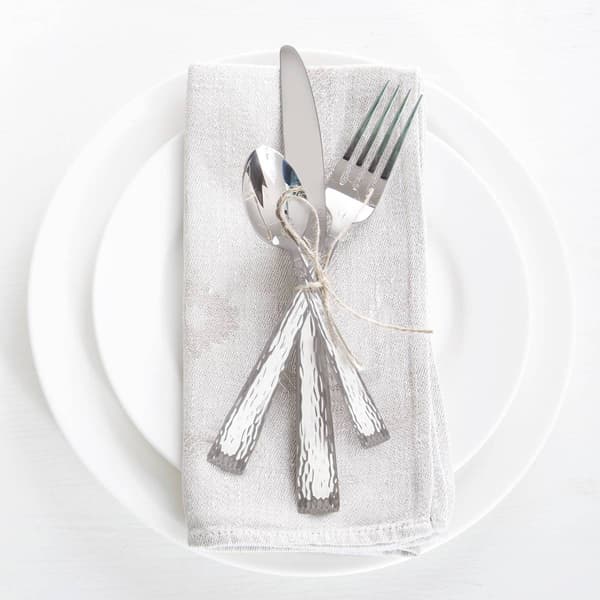 Hampton Forge Brocade Feather 20pc. Flatware Set