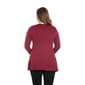 Plus Size 24/7 Comfort Apparel Poised Long Sleeve Swing Tunic Top - image 2