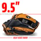 Franklin® 9.5in. Tee Ball Glove and Ball  - Black/Tan - image 3