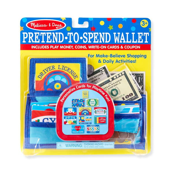 Melissa &amp; Doug(R) 45pc. Pretend to Spend Wallet - image 