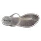 Womens Ashley Blue T-Strap Flip Flops w/Rhinestones - image 4