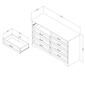 South Shore Prairie Winter Oak Dresser - image 7