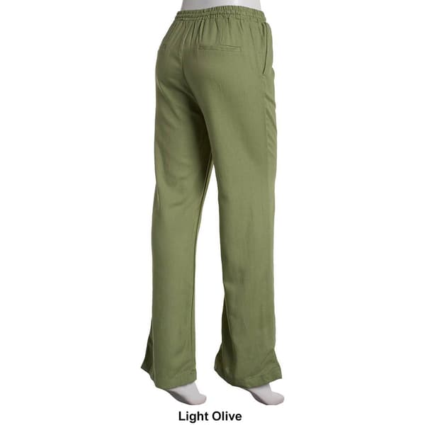 Juniors Love Tree Linen Beaded Drawstring Pants