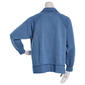 Juniors Plus No Comment Washed Fleece Henley Collar Pullover - image 3