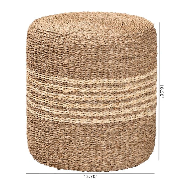bali & pari Wickham Modern Bohemian Ottoman