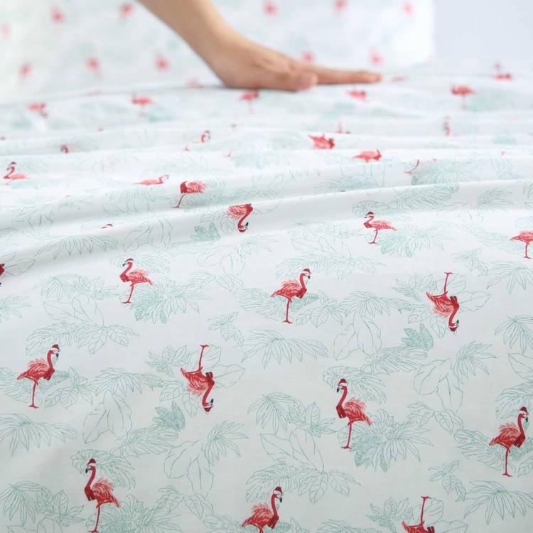 Tommy Bahama Flamingo Santa 200TC 4pc. Sheet Set